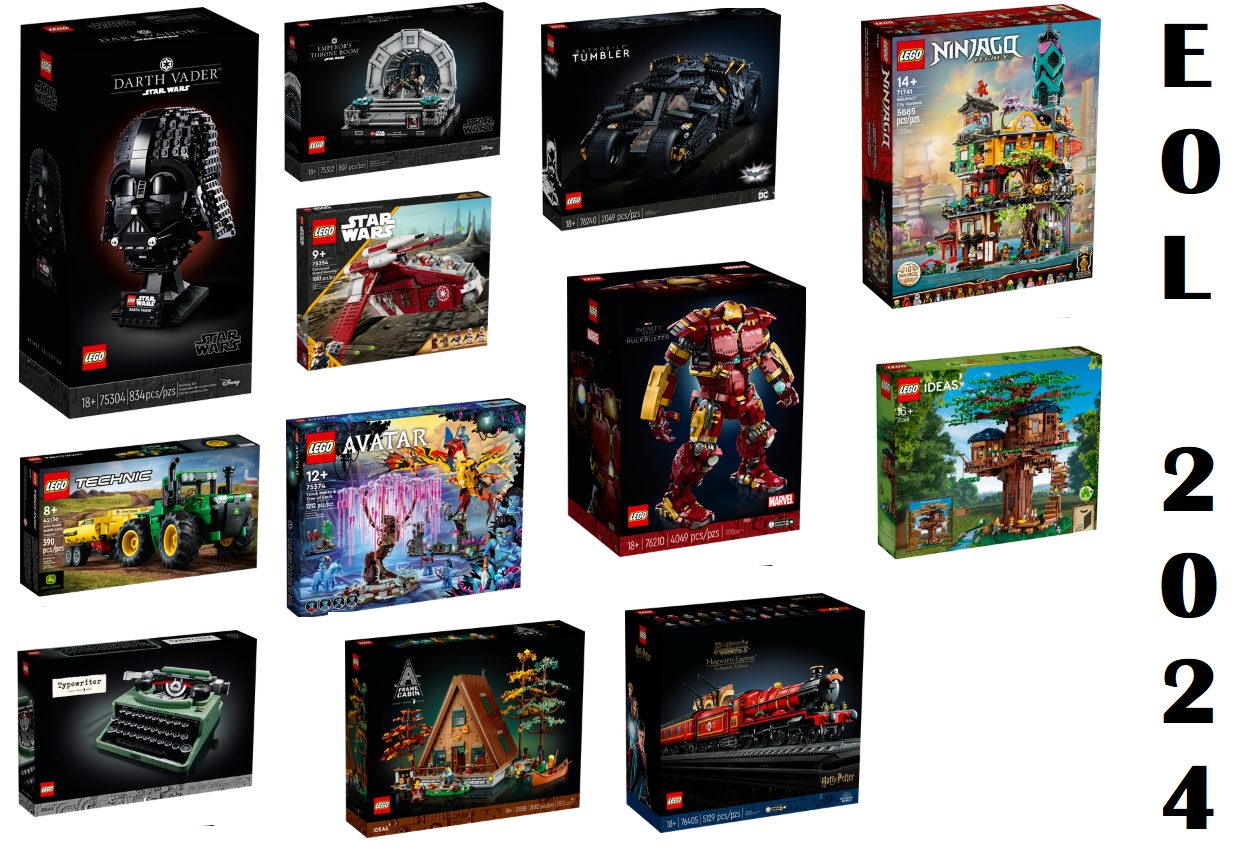 LEGO EOL 2024: Die LEGO End of Life Liste für das gesamte Jahr 2024 ...