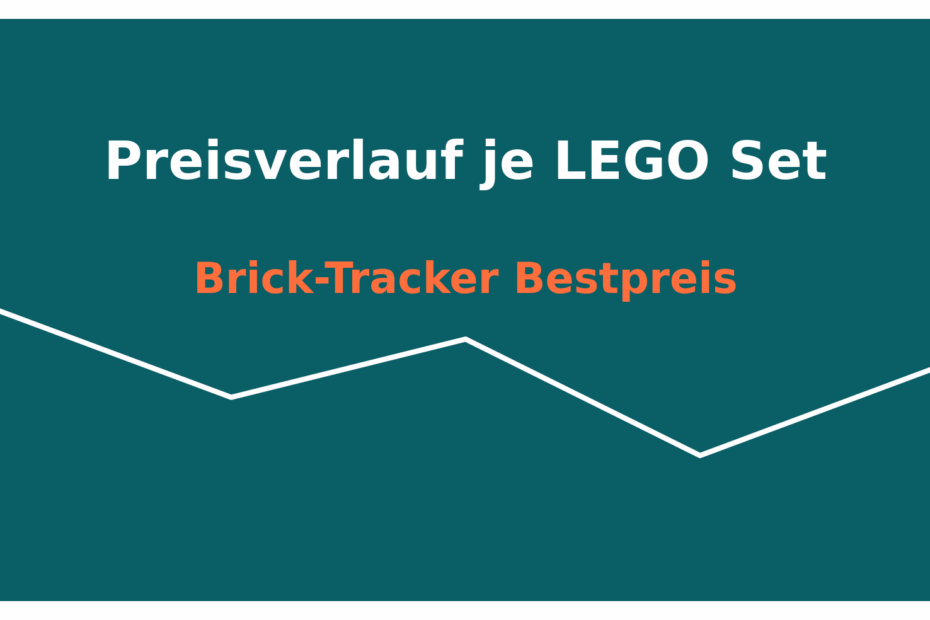 LEGO Preisentwicklung Infografik im Brick-Tracker Design – Diagramme mit Bestpreis-Verlauf