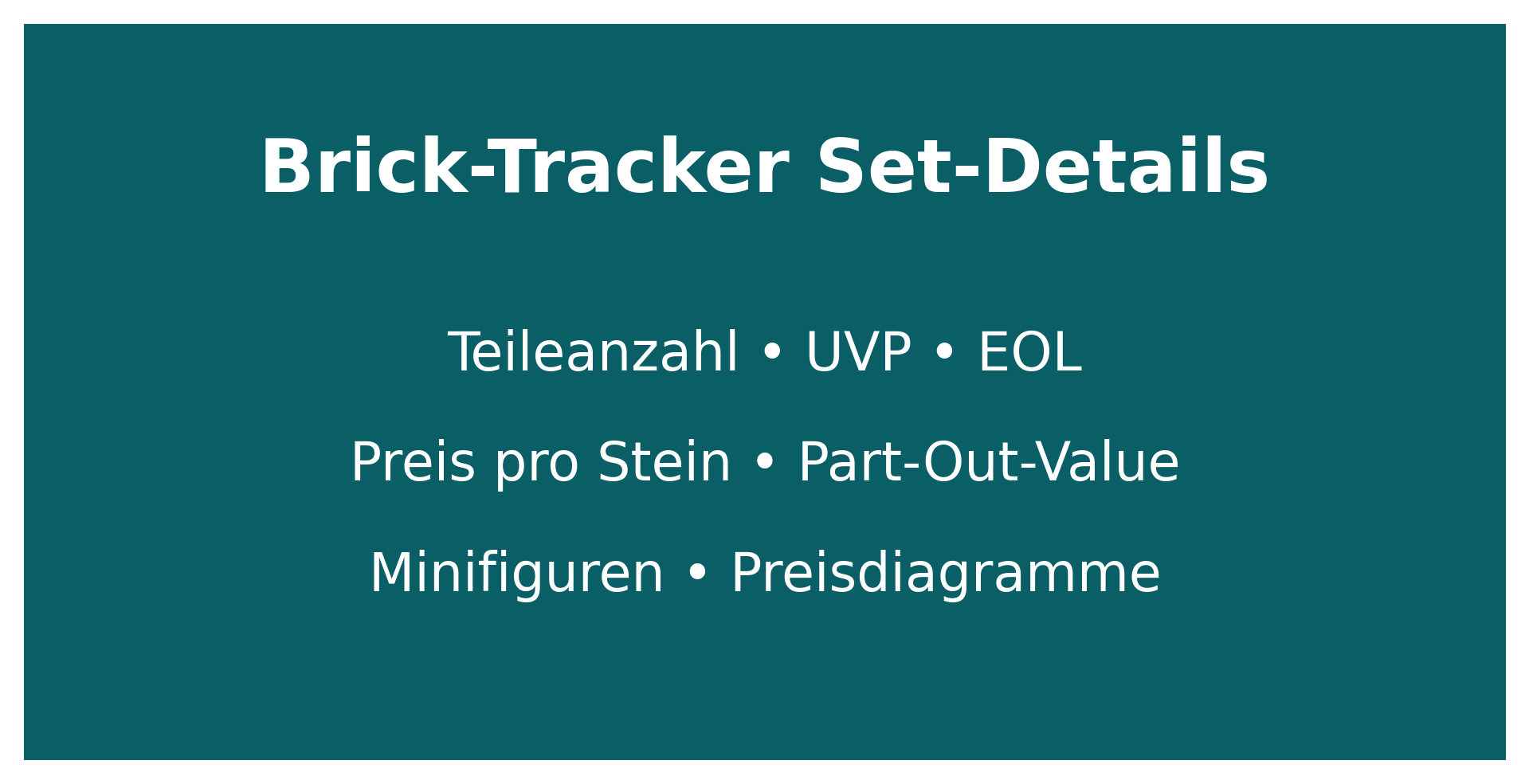 Alle Details zu jedem LEGO Set – so transparent ist Brick-Tracker ...