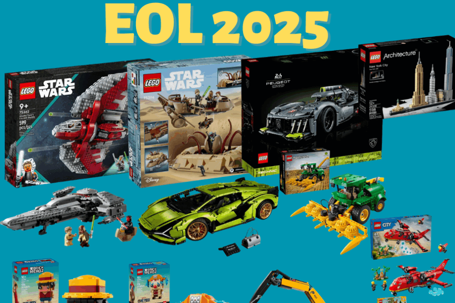 LEGO EOL 2025 Sets – Star Wars, Technic und mehr Auslaufmodelle