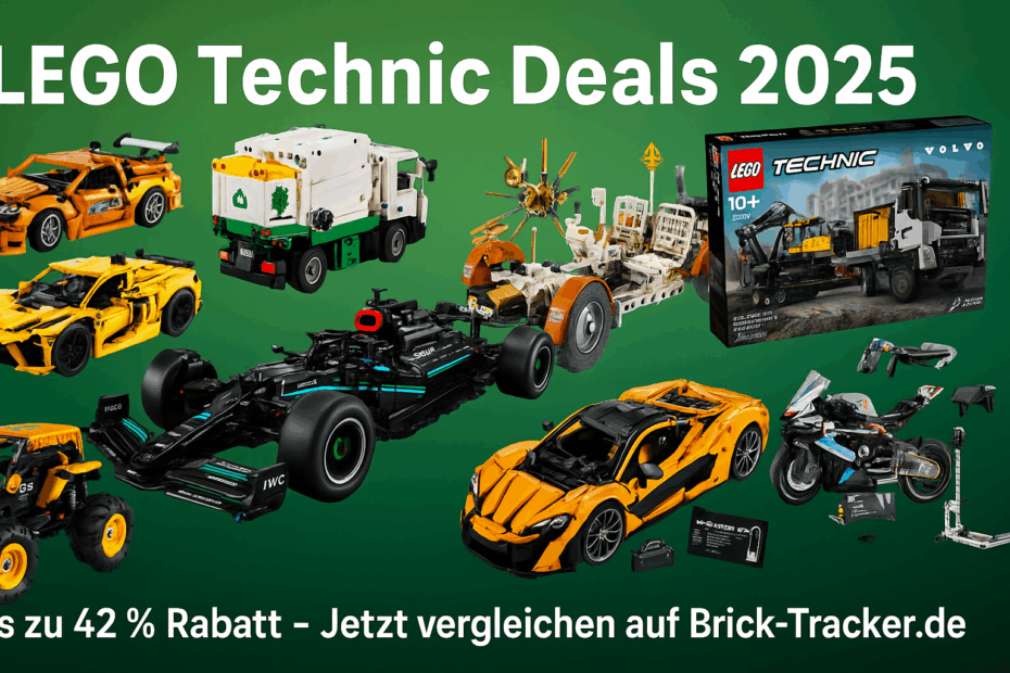 LEGO Technic Deals 2025 – Spare bis zu 42 % im Brick-Tracker Preisvergleich