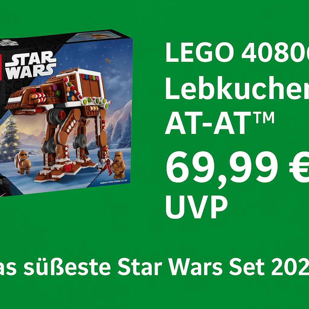 LEGO Star Wars 40806 Lebkuchen AT-AT mit Minifiguren