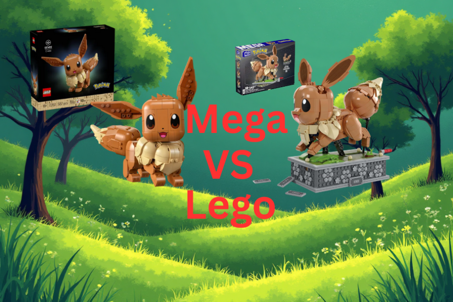 LEGO Pokemon Eevee 72151 Review vs. Mega Construx