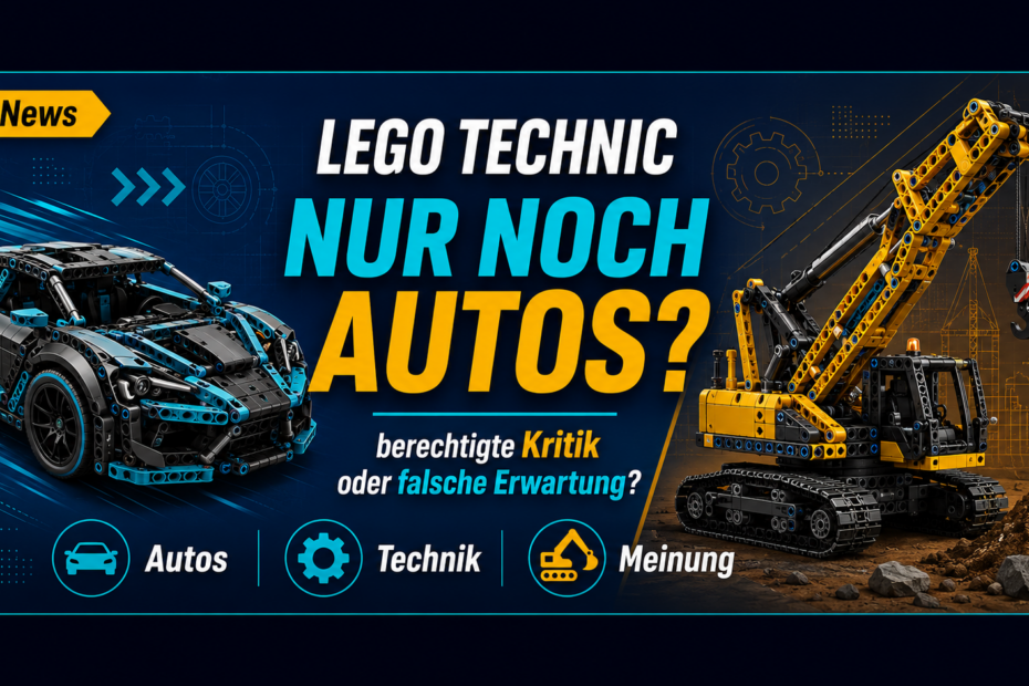 LEGO Technic nur noch Autos? Das vermisst die Community