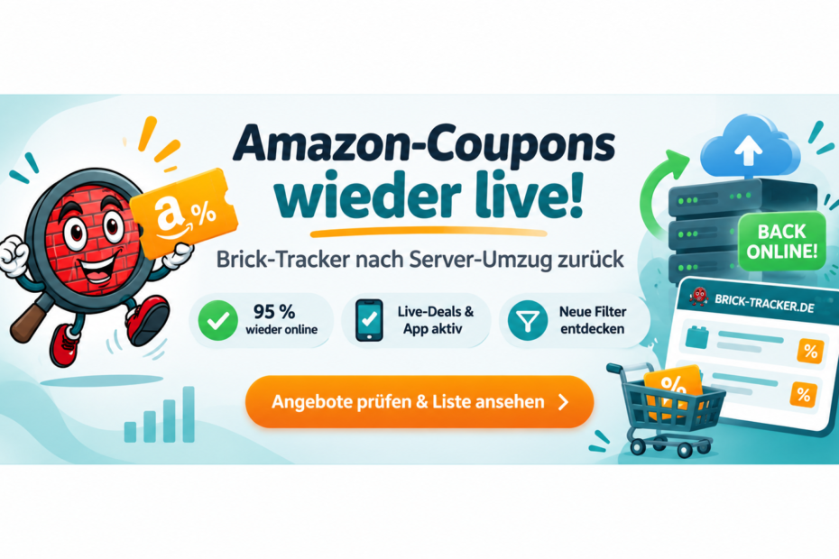 Amazon aktiviert wieder LEGO Rabatt-Coupons
