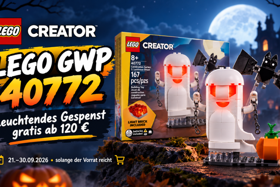 Glowing Ghost 40772—Free with orders of €120 or more at LEGO.de