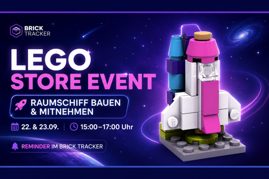 Gratis LEGO Raumschiff bauen und mitnehmen