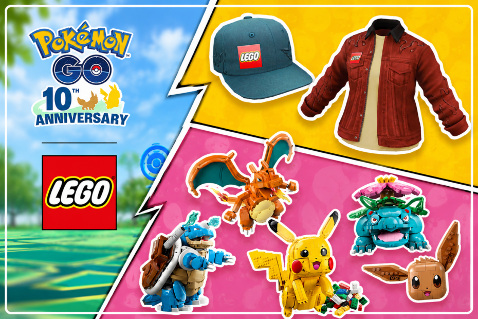 LEGO x Pokémon GO Aktion läuft bis 30. September – Gratis SMART Play Tag, Avatar-Items