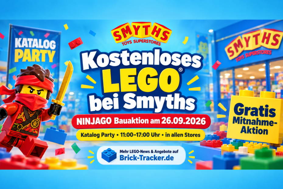Gratis LEGO NINJAGO bei Smyths: Am 26. September bauen & mitnehmen