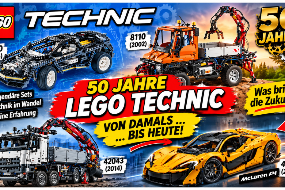 50 Jahre LEGO Technic_ Von damals bis heute