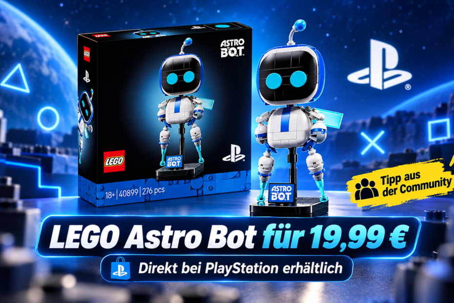 LEGO Astro Bot im PlayStation-Style