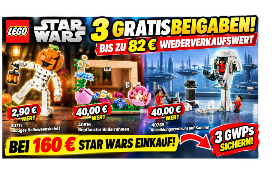 LEGO Star Wars Mega-Deal mit 3 Gratisbeigaben (1)