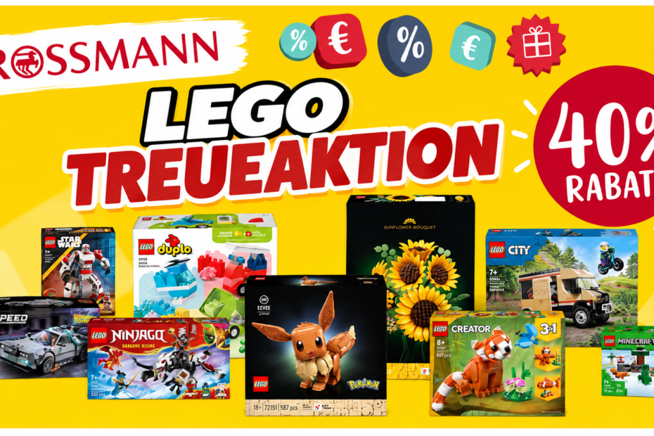LEGO Treueaktion bei Rossmann