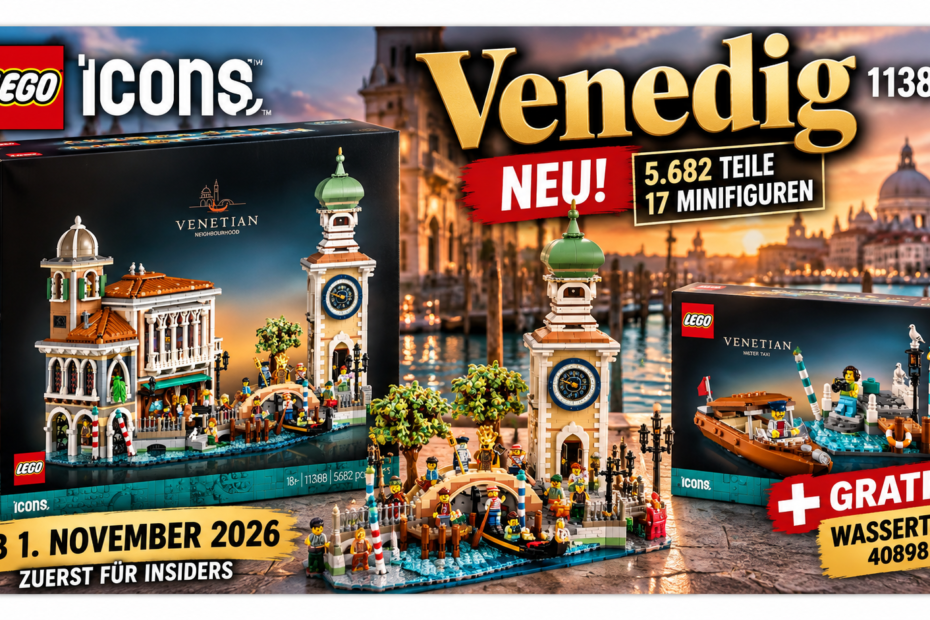 LEGO Venedig_ Venetian Neighbourhood & Wassertaxi