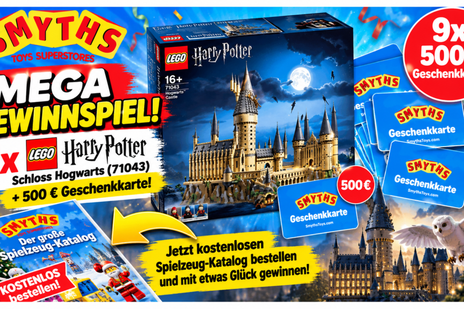 Mega LEGO Hogwarts Gewinnspiel