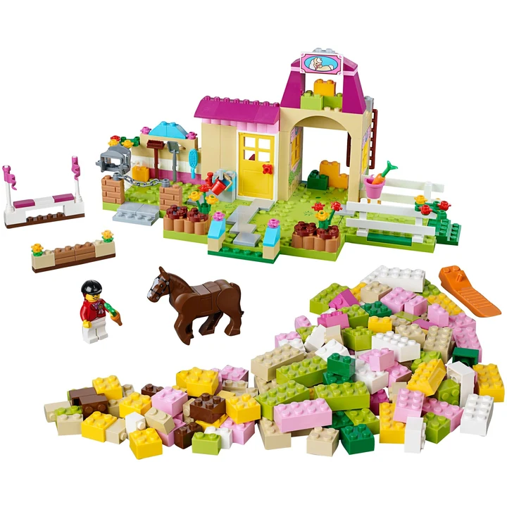 LEGO Juniors 10674 Große Steinebox Mädchen Ponyhof Bild 7
