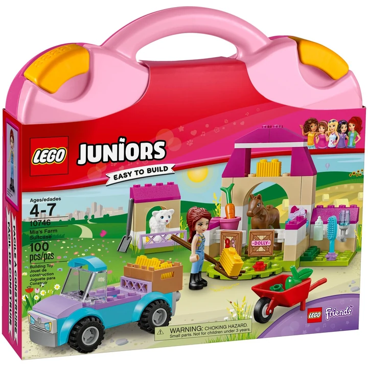 LEGO Juniors 10746 Mias Pferdestall-Koffer Bild 2