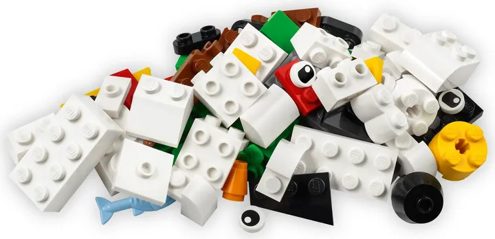 LEGO Classic 11012 Kreativ-Bauset mit weißen Steinen Bild 4