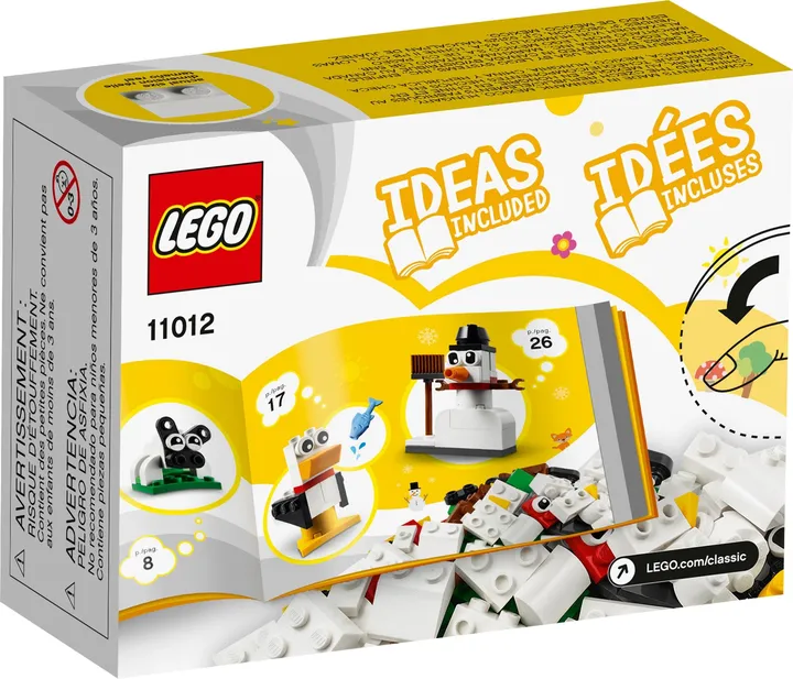 LEGO Classic 11012 Kreativ-Bauset mit weißen Steinen Bild 5