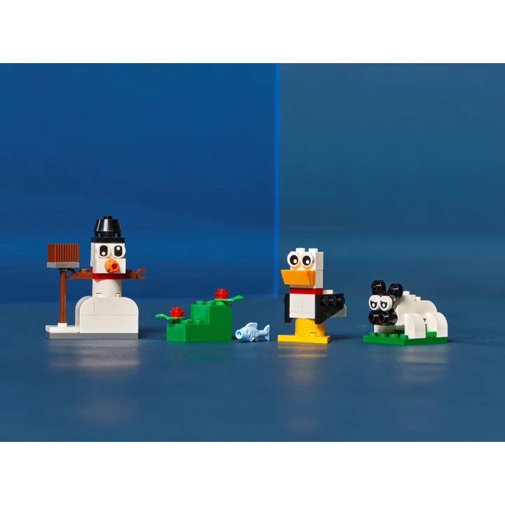 LEGO Classic 11012 Kreativ-Bauset mit weißen Steinen Bild 8