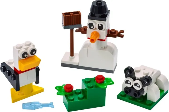 lego classic 11012 Kreativ-Bauset mit weißen Steinen
