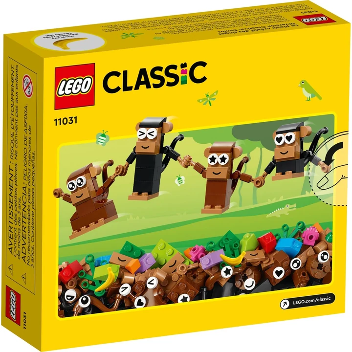 LEGO Classic 11031 Affen Kreativ-Bauset Bild 4