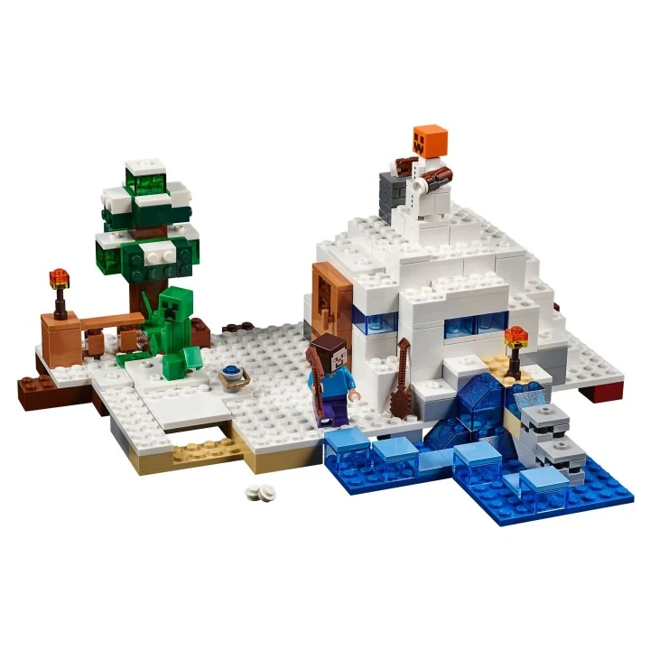 lego minecraft 21120 Das Versteck im Schnee