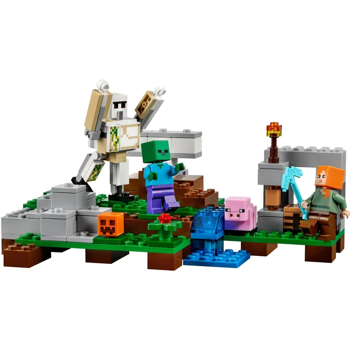 LEGO Minecraft 21123 Der Eisengolem Bild 3