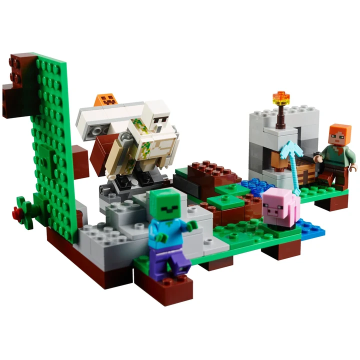 LEGO Minecraft 21123 Der Eisengolem Bild 4