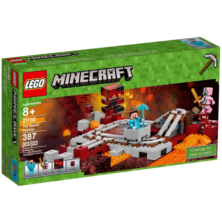 LEGO Minecraft 21130 Die Nether-Eisenbahn Bild 2