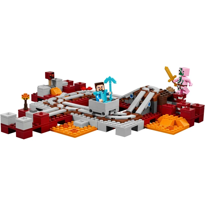 LEGO Minecraft 21130 Die Nether-Eisenbahn Bild 3