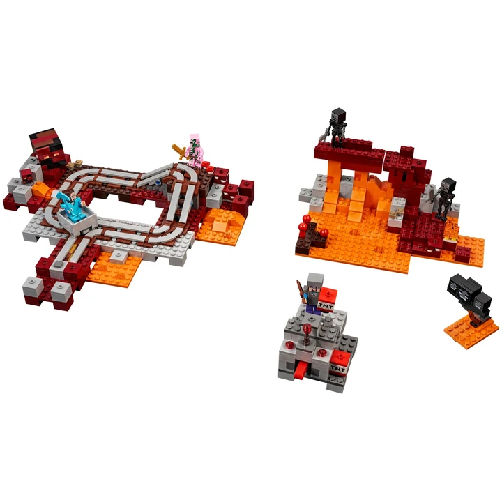 LEGO Minecraft 21130 Die Nether-Eisenbahn Bild 4