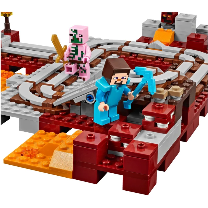 LEGO Minecraft 21130 Die Nether-Eisenbahn Bild 5