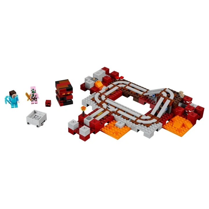 lego minecraft 21130 Die Nether-Eisenbahn