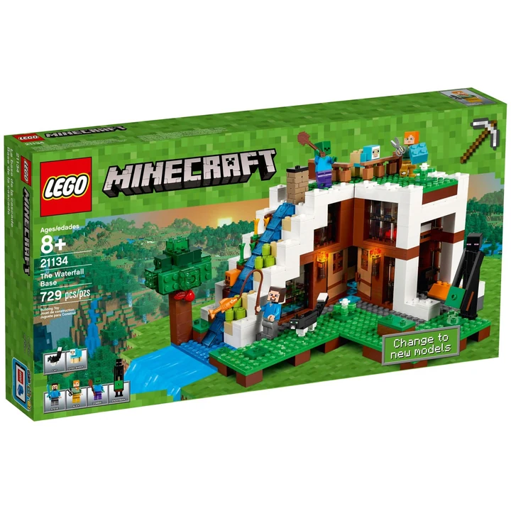 LEGO Minecraft 21134 Unterschlupf im Wasserfall Bild 2
