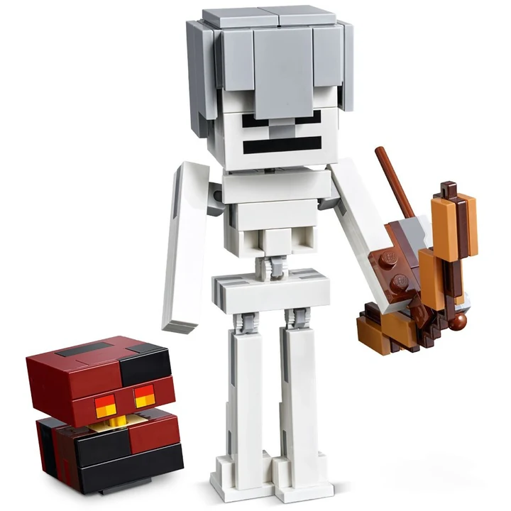 LEGO Minecraft 21150 BigFig Skelett mit Magmawürfel Bild 3
