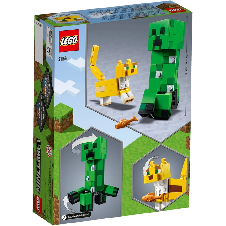 LEGO Minecraft 21156 BigFig Creeper™ und Ozelot Bild 5