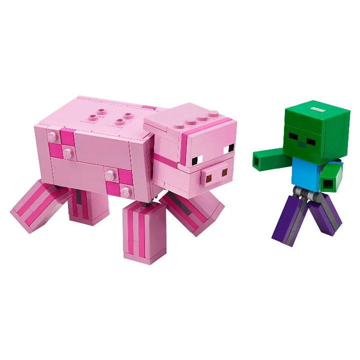 lego minecraft 21157 BigFig Schwein mit Zombiebaby