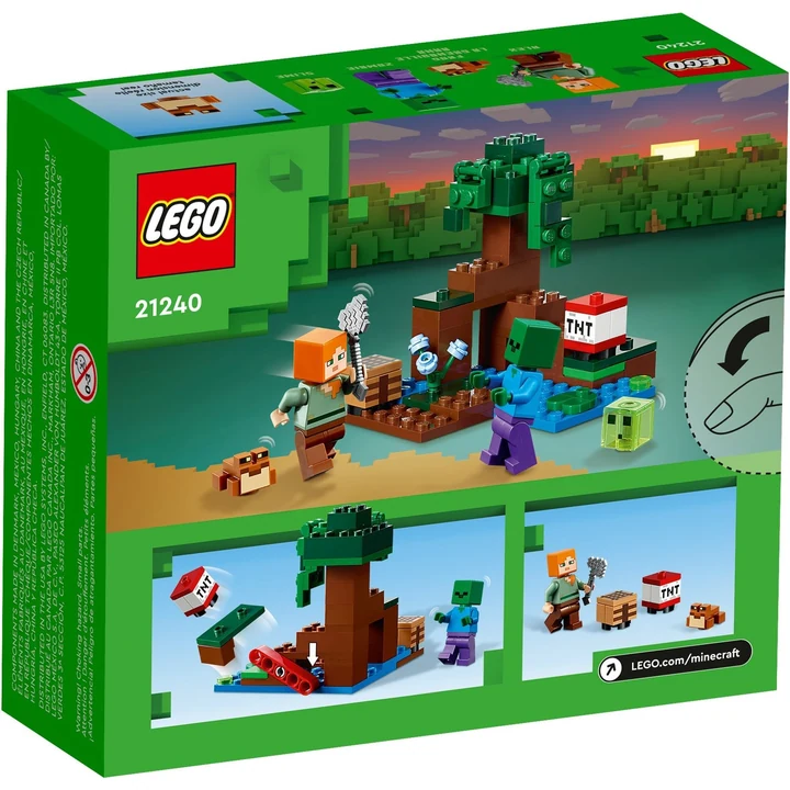 LEGO Minecraft 21240 Das Sumpfabenteuer Bild 6