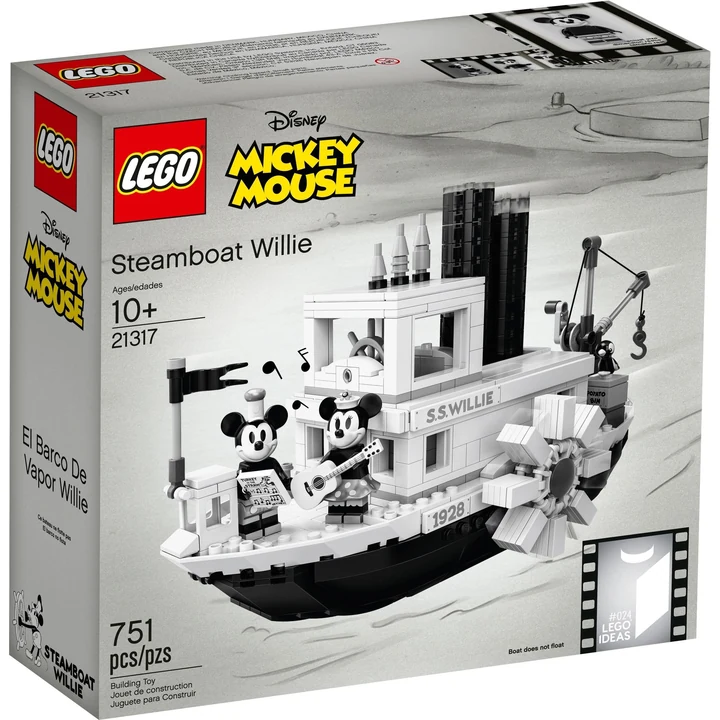 LEGO Ideas 21317 Steamboat Willie Bild 3