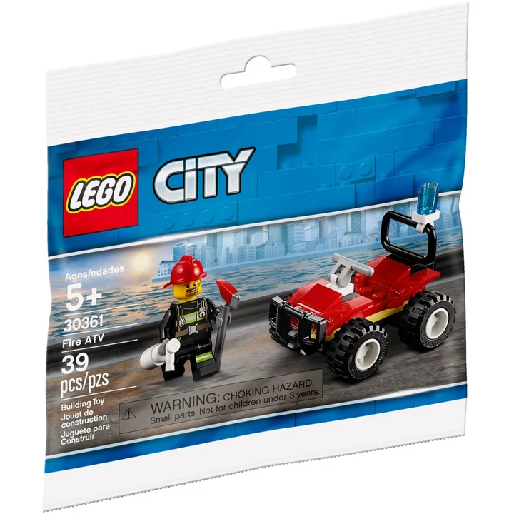 LEGO City 30361 Feuerwehr Quad Polybag Bild 2