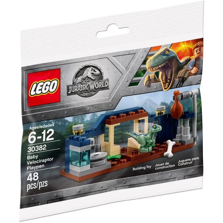 LEGO Jurassic World 30382 Spielgehege für Baby-Velociraptor Bild 2