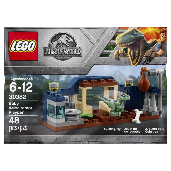 lego jurassic world 30382 Spielgehege für Baby-Velociraptor