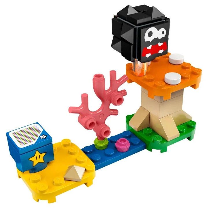 lego super mario 30389 Fuzzy & Pilz-Plattform – Erweiterungsset