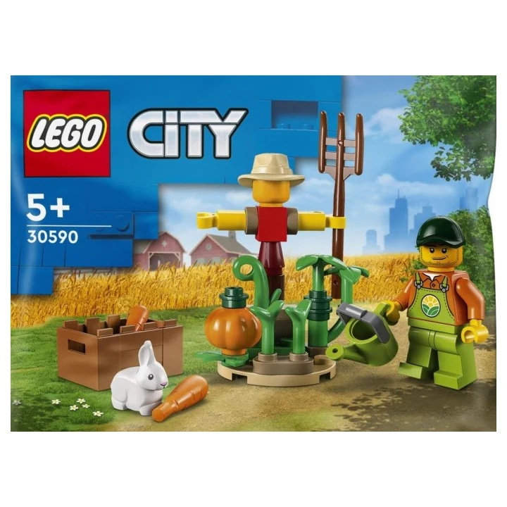 lego city 30590 Bauernhofgarten mit Vogelscheuche
