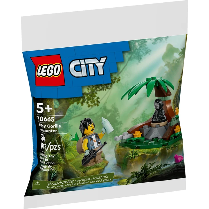 LEGO City 30665 Dschungelforscher mit Baby-Gorilla Bild 2