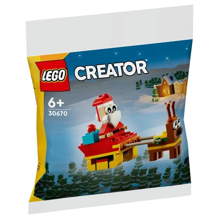 lego creator 30670 Weihnachtsmann auf Schlittenfahrt