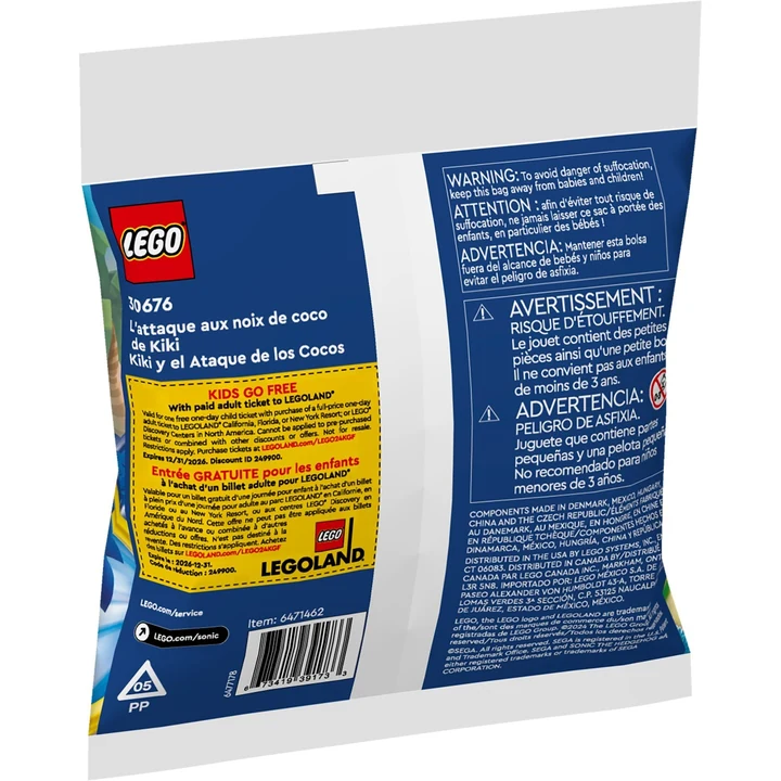 LEGO Sonic The Hedgehog 30676 Kikis Kokosnussattacke Polybag Bild 3