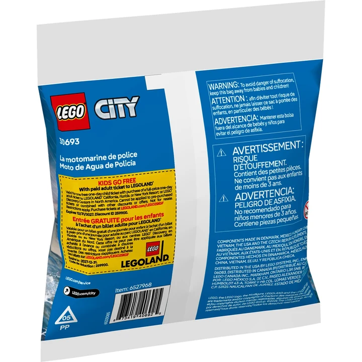 LEGO City 30693 Polizei Jetski Bild 3