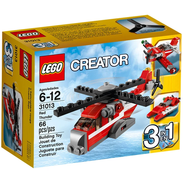 LEGO Creator 31013 Roter Hubschrauber Bild 2